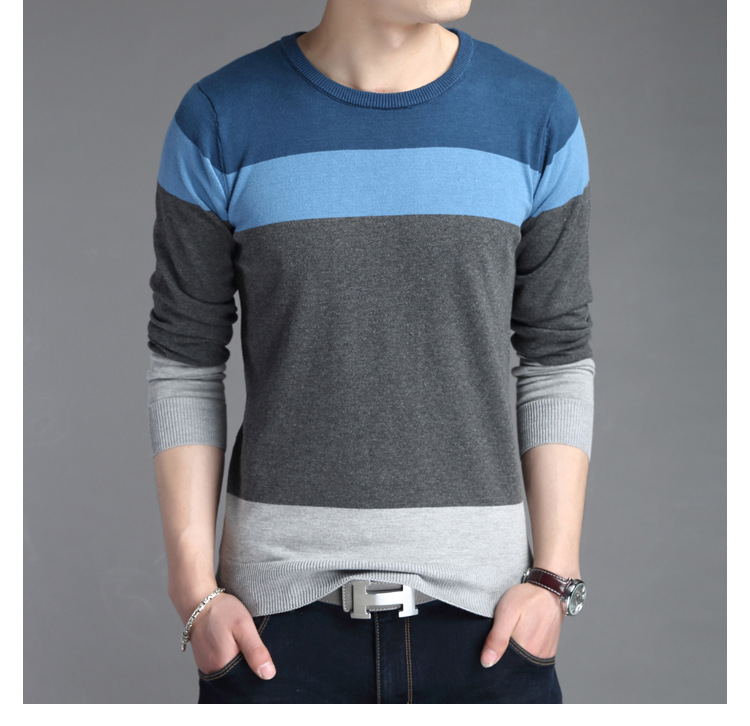 New Slim Knit Pullover Men' Patchwork Cotton Sweater Casual Men' O-neck Collar Stretch Tight Sweaters Dropshipping, Black
New Slim Knit Pullover Men' Patchwork Cotton Sweater Casual Men' O-neck Collar Stretch Tight Sweaters Dropshipping, Black