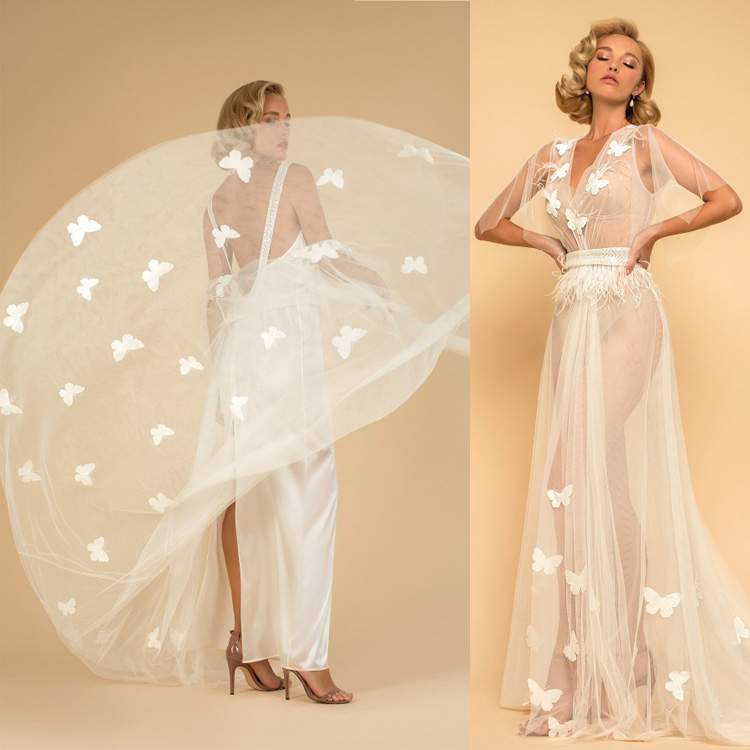 Fashion Sexy Nightgowns Illusion Short Sleeve Bath Robe Sleepwear Lace Appliques Bridal Bride Bridesmaid Robes For Wedding
Fashion Sexy Nightgowns Illusion Short Sleeve Bath Robe Sleepwear Lace Appliques Bridal Bride Bridesmaid Robes For Wedding