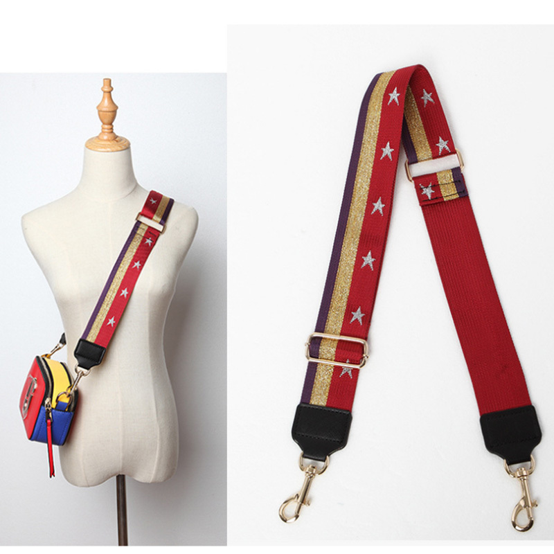 Strap U Shoulder Strap for Bags Canvas Weave Wide Strap Bag Fashion Handbag Crossbody Bag Straps Replacement Belt Accessories CJ191217