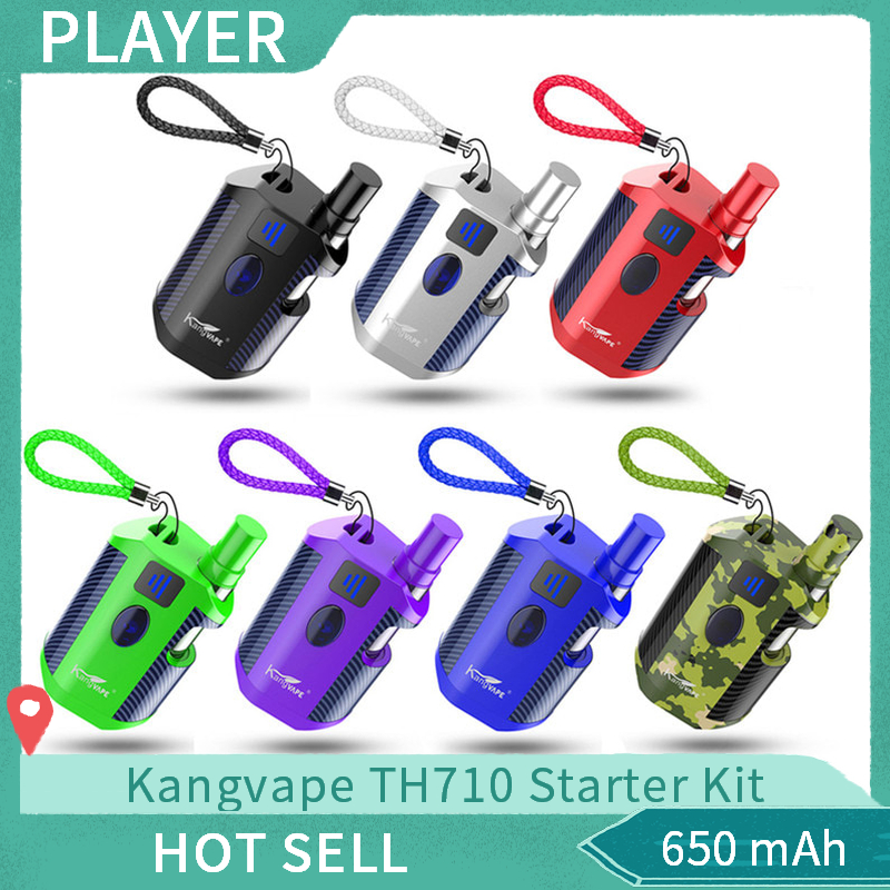 Authentic Kangvape TH710 Starter Kit With 650 mAh Battery TH-710 Box Mod For 0.5ml Thick Oil CE3 K1 tank Atomizer 100% Original, Red 
Authentic Kangvape TH710 Starter Kit With 650 mAh Battery TH-710 Box Mod For 0.5ml Thick Oil CE3 K1 tank Atomizer 100% Original, Red