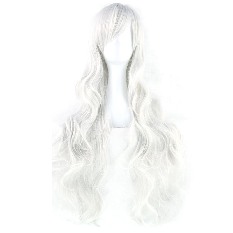 Soowee 20 Colors 32 Inch Long Women Wigs Synthetic Hair Heat Resistant White Black Wavy Cosplay Wig Party Hair Accessories, T4/27/30
Soowee 20 Colors 32 Inch Long Women Wigs Synthetic Hair Heat Resistant White Black Wavy Cosplay Wig Party Hair Accessories, T4/27/30