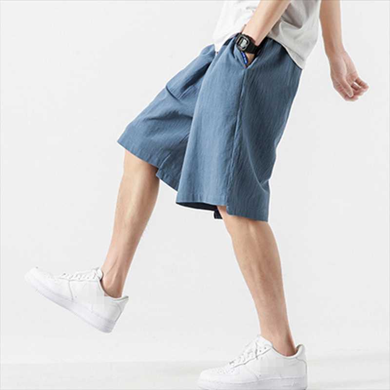 Men Summer simple Japanese trend Loose shorts Running Shorts Chinese style casual linen Sports beach pants Athletic Wear, Gy
Men Summer simple Japanese trend Loose shorts Running Shorts Chinese style casual linen Sports beach pants Athletic Wear, Gy