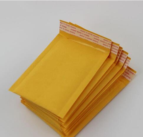 Many Sizes Yellow Kraft Bubble Mailing Envelope Bags Bubble Mailers Padded Envelopes Packaging Shipping Bags GB1163