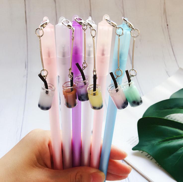 Wholesale Pearl Milk Tea Cartoon Pendant Gel Pen Creative Korean Student Stationery Black 0.5mm Gel Pen
Wholesale Pearl Milk Tea Cartoon Pendant Gel Pen Creative Korean Student Stationery Black 0.5mm Gel Pen