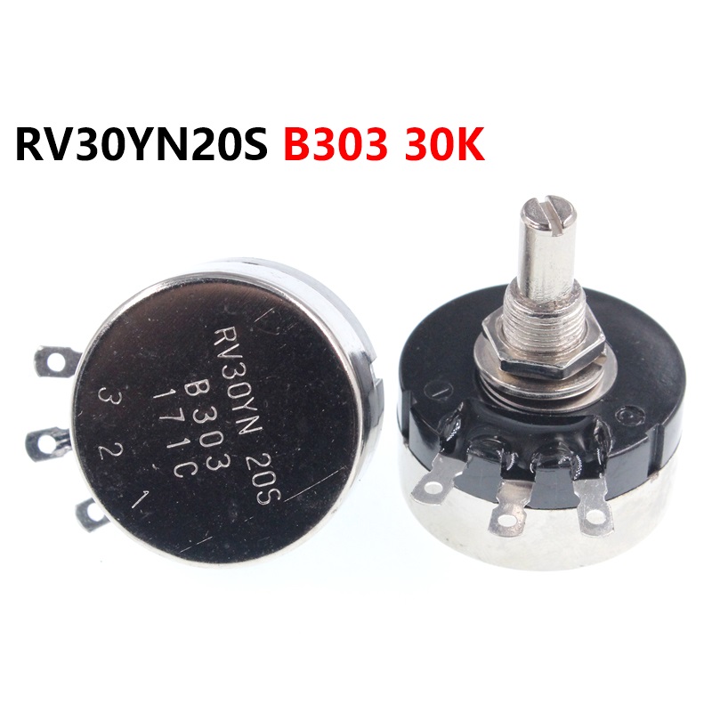 RV30YN20S B303 30K 3W single turn carbon film potentiometer adjustable resistor