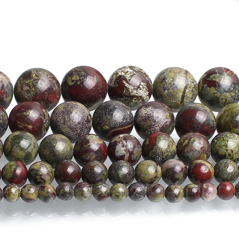4/6/8/10/12mm Natural Dragon Bloodstone Stone Beads Round Loose Beads for Fashion Accessories Jewellery Making 15''
4/6/8/10/12mm Natural Dragon Bloodstone Stone Beads Round Loose Beads for Fashion Accessories Jewellery Making 15''