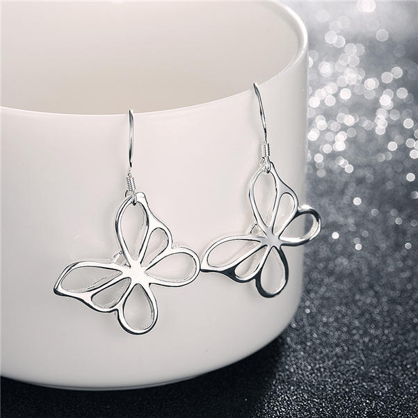 Brand new sterling silver plate Butterfly Earrings DFMSE011,women's 925 silver Dangle Chandelier earrings 10 pairs a lot
Brand new sterling silver plate Butterfly Earrings DFMSE011,women's 925 silver Dangle Chandelier earrings 10 pairs a lot