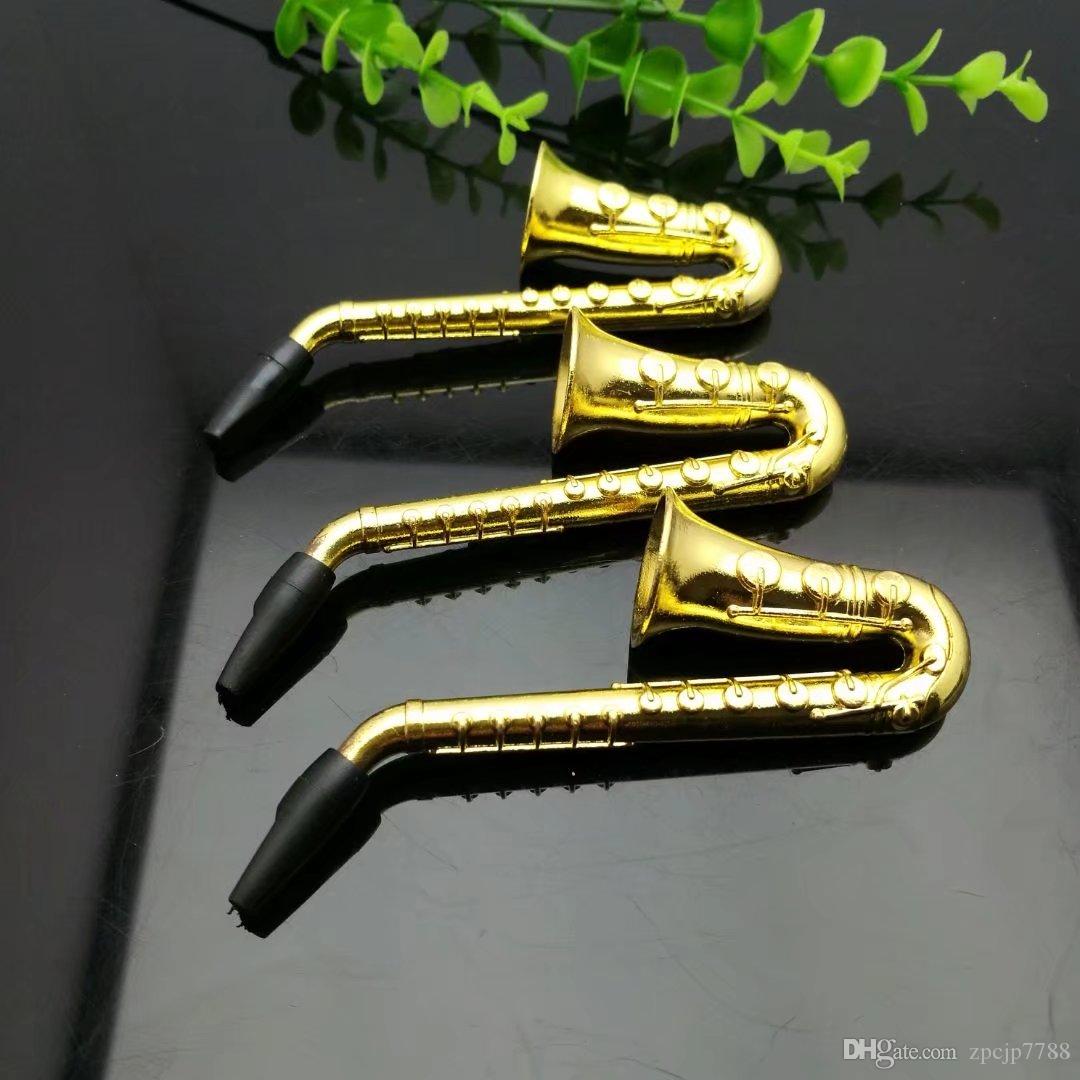 Trumpet metal pipe Wholesale Glass bongs Oil Burner Glass Water Pipes Oil Rigs Smoking Free
Trumpet metal pipe Wholesale Glass bongs Oil Burner Glass Water Pipes Oil Rigs Smoking Free