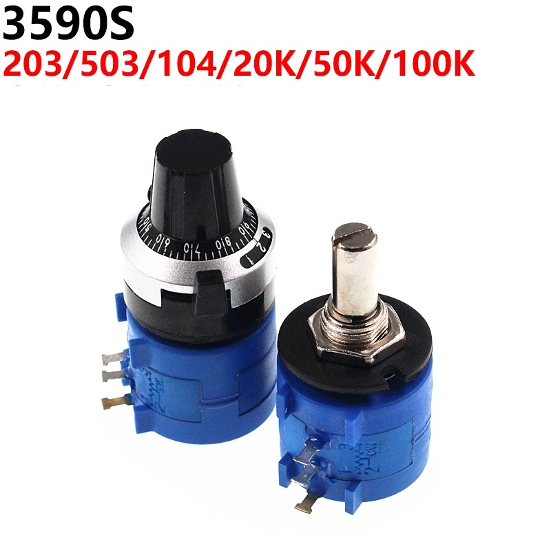 3590 3590S 20K 203 Multi-turn potentiometer precision adjustable resistor