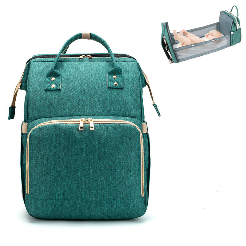 Large Capacity Diaper Bag Backpack Mom and Dad Multifunctional Bed Baby Bag Mummy Maternity Nursing Stroller Nappy Organizer, Green
Large Capacity Diaper Bag Backpack Mom and Dad Multifunctional Bed Baby Bag Mummy Maternity Nursing Stroller Nappy Organizer, Green