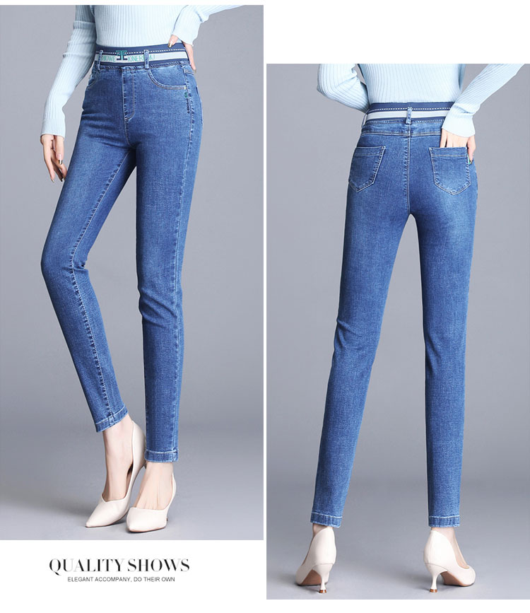 Dark Blue Outside The Spring Han Edition Ladies Wear High Waist Joker Fat Mm Thin Black Big Yards Pants
Dark Blue Outside The Spring Han Edition Ladies Wear High Waist Joker Fat Mm Thin Black Big Yards Pants