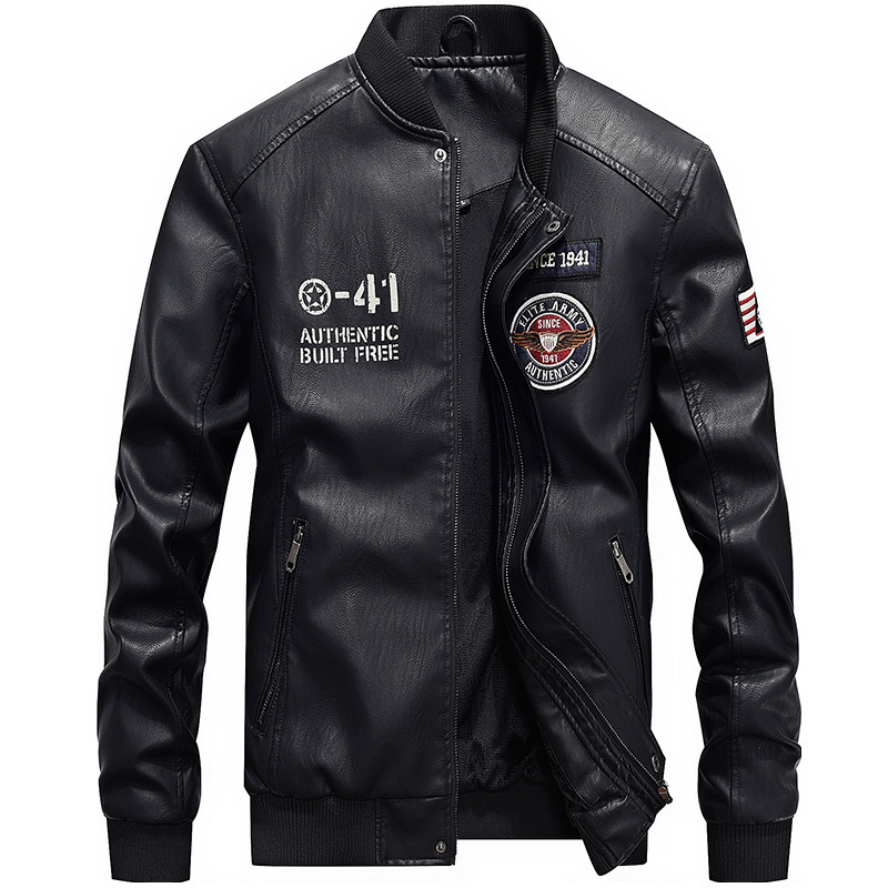 2019 New Men's Autumn Winter Fashion Coat Leather Jacket Motorcycle Style Male Business Casual Jackets For Warm Overcoat
2019 New Men's Autumn Winter Fashion Coat Leather Jacket Motorcycle Style Male Business Casual Jackets For Warm Overcoat