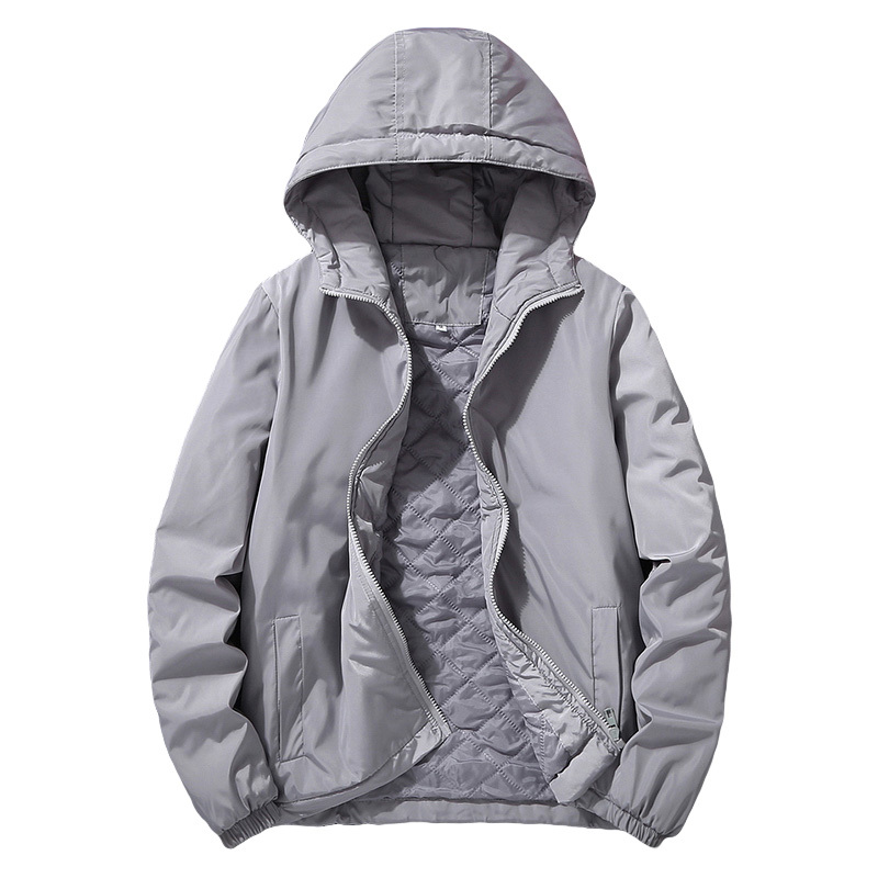 Jackets Men Windbreaker 2019 Spring Fashion Men's Hooded Jacket Coat Male Clothes Casual Light Weight Windbreaker Men Outwear, Gray
Jackets Men Windbreaker 2019 Spring Fashion Men's Hooded Jacket Coat Male Clothes Casual Light Weight Windbreaker Men Outwear, Gray