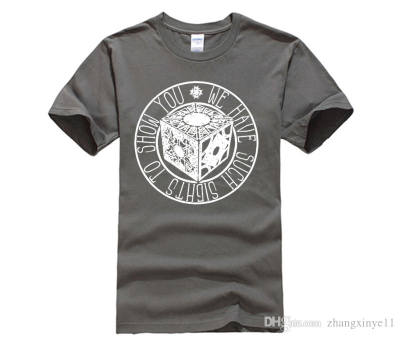 T Shirts Hellraiser We Have Such Sights to Show You Clive Barker Puzzlebox Crewneck Short Sleeve T-Shirt, Army green
T Shirts Hellraiser We Have Such Sights to Show You Clive Barker Puzzlebox Crewneck Short Sleeve T-Shirt, Army green