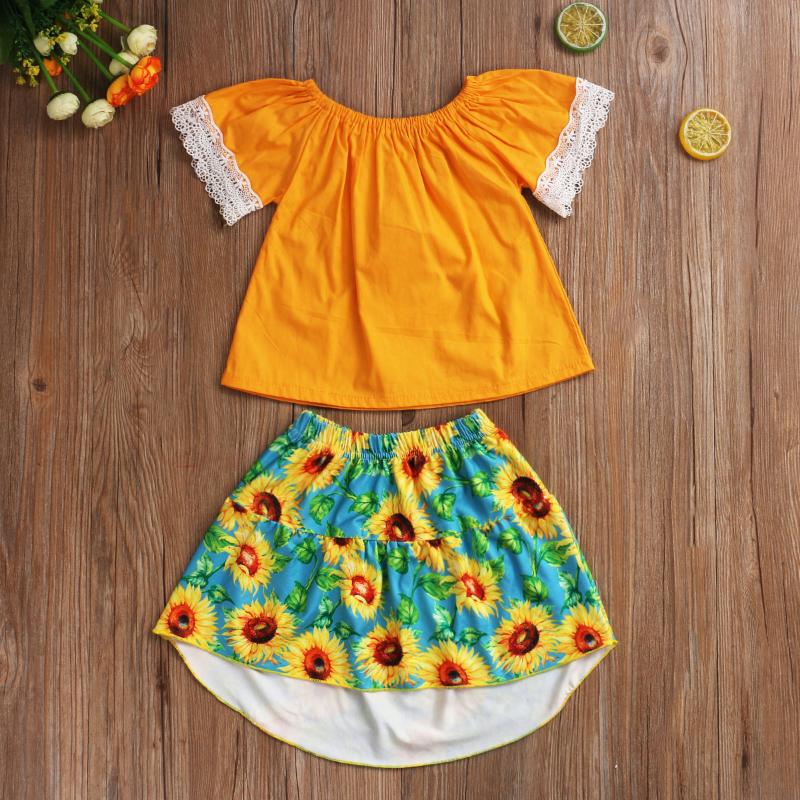 Toddler Kid Baby Girl Yellow Short Sleeve T-shirt Tops Shorts Print Short Pants 2PCS Fashion Baby Girl Clothes
Toddler Kid Baby Girl Yellow Short Sleeve T-shirt Tops Shorts Print Short Pants 2PCS Fashion Baby Girl Clothes