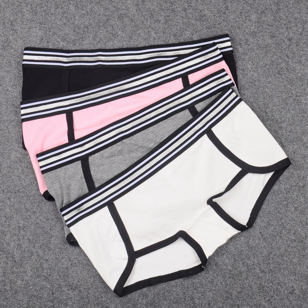 Cute Panties Boyshorts For Women Boy Short Thick Cotton Underwear Women Boxer Silver Waistband High Quality Female Lingerie Y200425, 160 mix color
Cute Panties Boyshorts For Women Boy Short Thick Cotton Underwear Women Boxer Silver Waistband High Quality Female Lingerie Y200425, 160 mix color