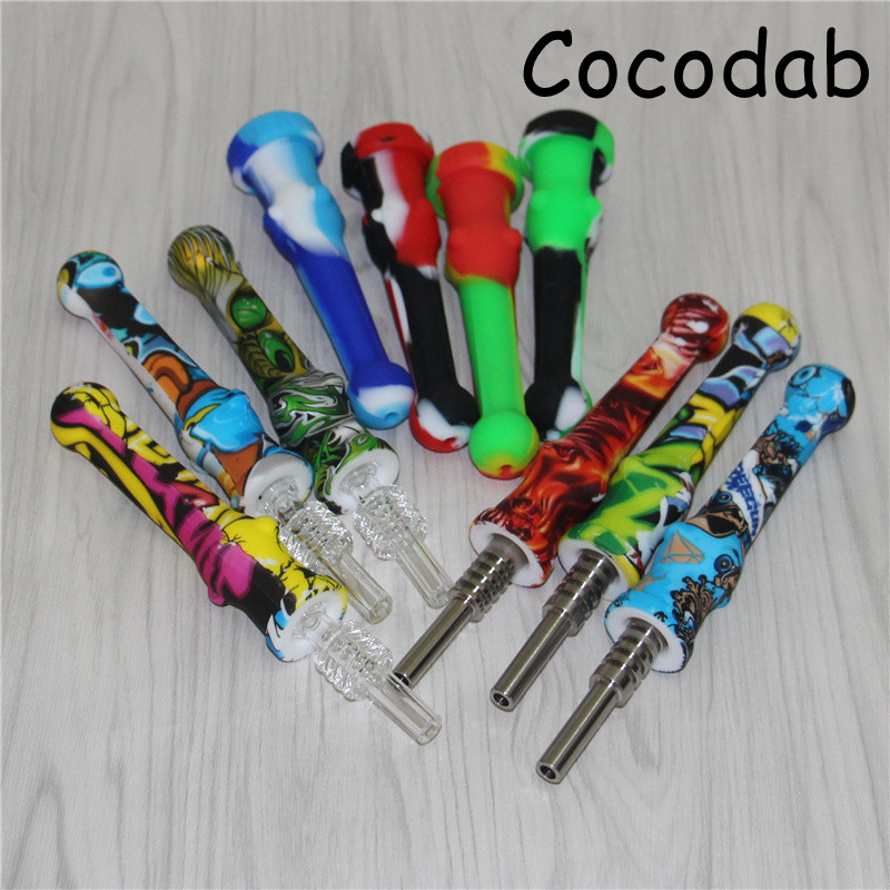 Silicone Glass NC Kit with 14mm Quartz Tips Hookahs Dab Straw Oil Rigs Silicon Smoking Pipes smoke accessories DHL
Silicone Glass NC Kit with 14mm Quartz Tips Hookahs Dab Straw Oil Rigs Silicon Smoking Pipes smoke accessories DHL