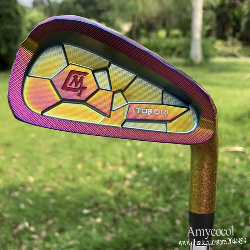 New MTG itobori Golf Clubs 4-9 P Forged Golf Irons Set Steel or Graphite Shaft R or S Flex irons Shaft Free Shipping