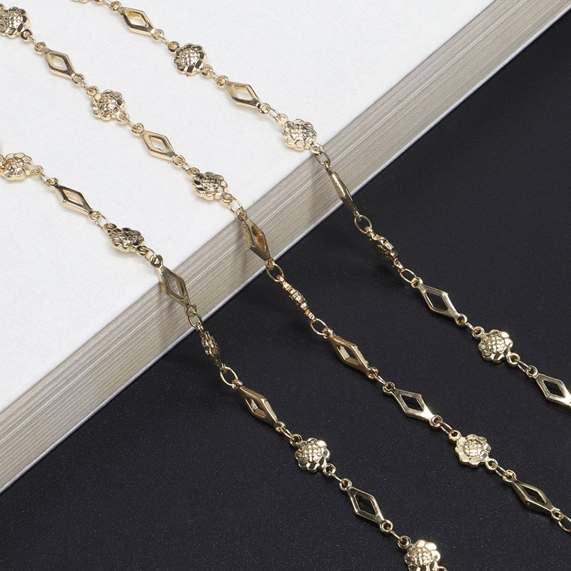 Fashion Handmade Flower Beads Reading Glasses Chain Sunglasses Chain Gold Eyeglass Accessories for Women Men
Fashion Handmade Flower Beads Reading Glasses Chain Sunglasses Chain Gold Eyeglass Accessories for Women Men