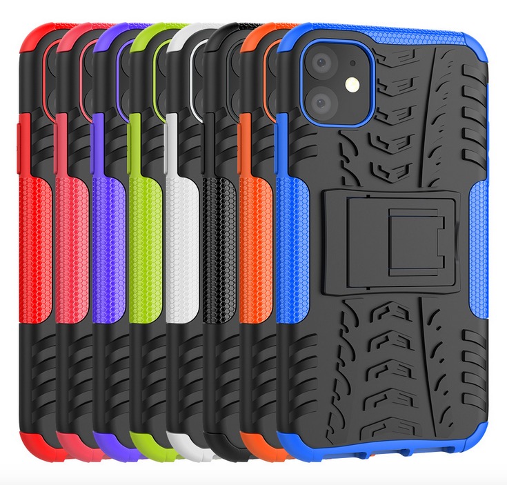 Rugged Rubber Heave Duty Hybrid Case for iPhone 11 Pro Max Shockproof Dual Layer Stand Case Phone Skin, Grass green
Rugged Rubber Heave Duty Hybrid Case for iPhone 11 Pro Max Shockproof Dual Layer Stand Case Phone Skin, Grass green