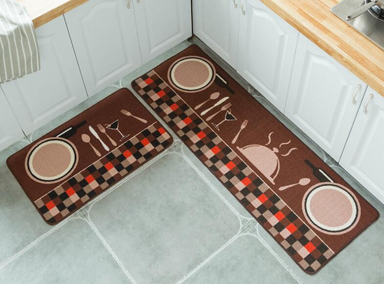 Kitchen Mat Bathroom Doormat Floor Mat Anti-slip Water Absorption Carpet Kitchen Floor Mat Carpet Toilet Rug Porch Door