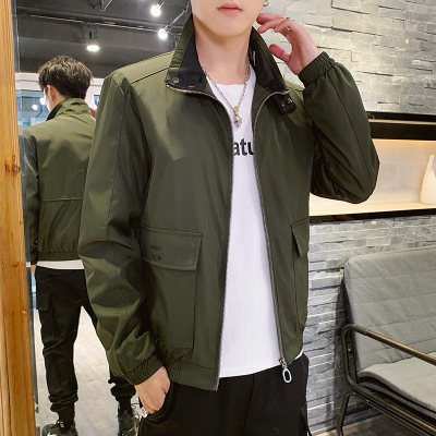Jacket Mens 21Ss Autumn New Korean Youth Student Fashion Brand Coat Slim And Handsome Casual Men's Wear