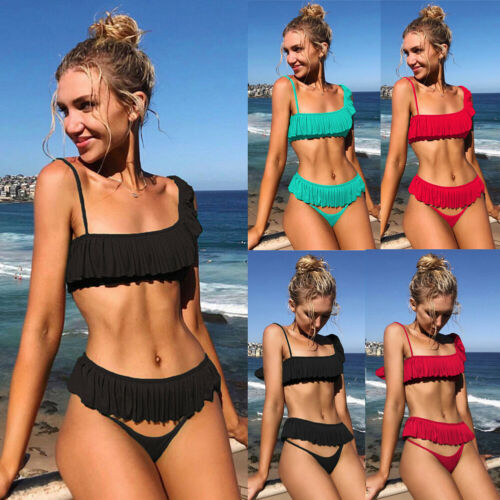 2020 Women' Two-Pieces Sexy One Shoulder Ruffles Bikini Swimsuit Swimwear Women Push-up Thongs Beachwear
2020 Women' Two-Pieces Sexy One Shoulder Ruffles Bikini Swimsuit Swimwear Women Push-up Thongs Beachwear