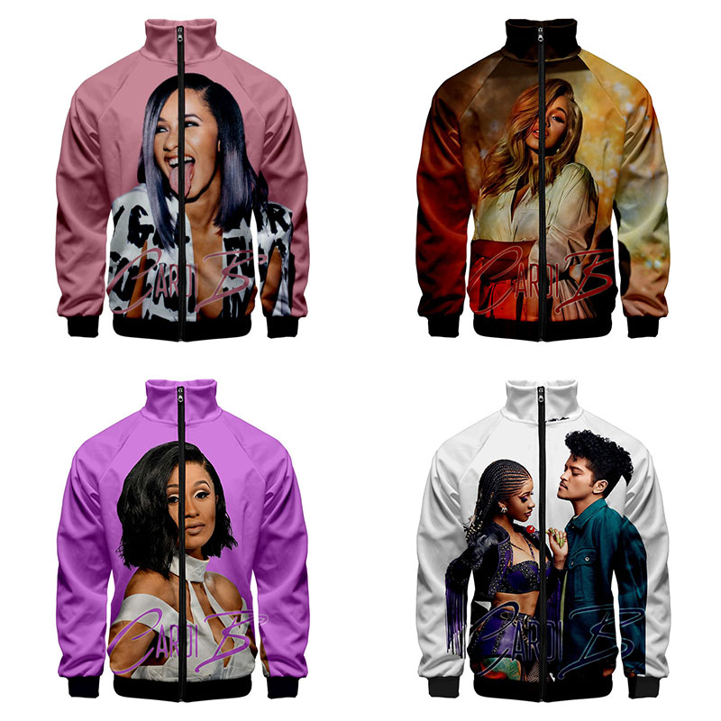3d Stand Collar Hoodie Funny Cute Cardi B Print Fashion Men Women Zipper Hoodies Jackets Long Sleeve Zip Up 3D Sweatshirts Tops
3d Stand Collar Hoodie Funny Cute Cardi B Print Fashion Men Women Zipper Hoodies Jackets Long Sleeve Zip Up 3D Sweatshirts Tops