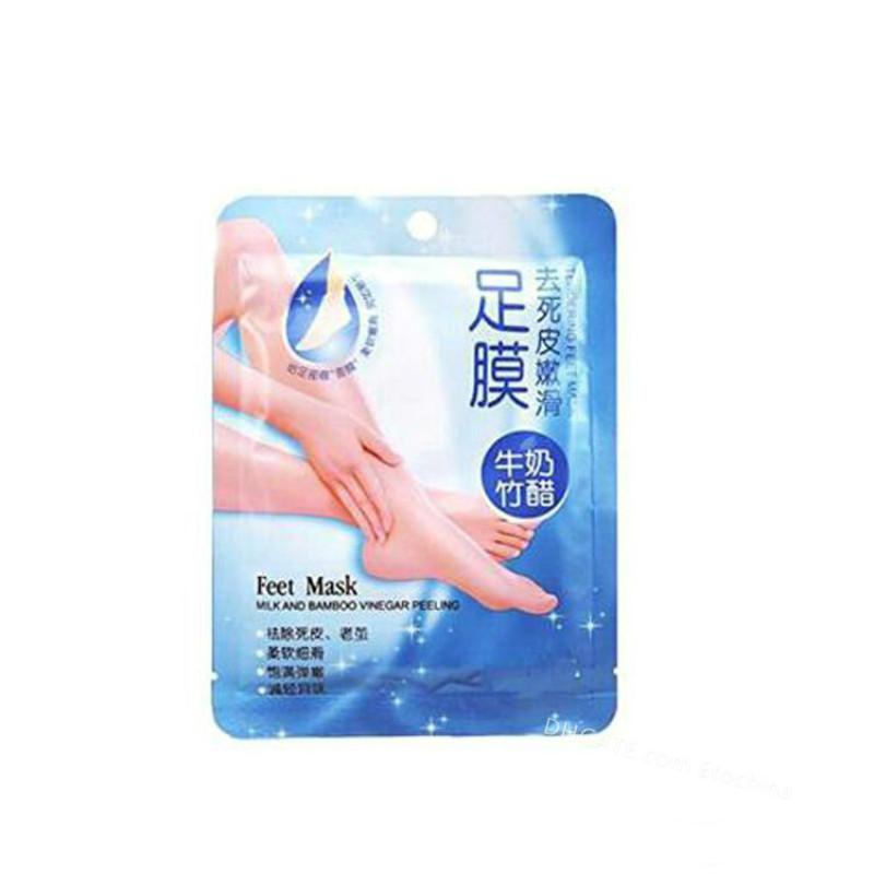ROLANJONA Milk Bamboo Vinegar Feet Mask Peeling Exfoliating Dead Skin Remove Sox Foot Sticker Health Care Mascarilla Para Pies Con Vinagre De Bambu Y 