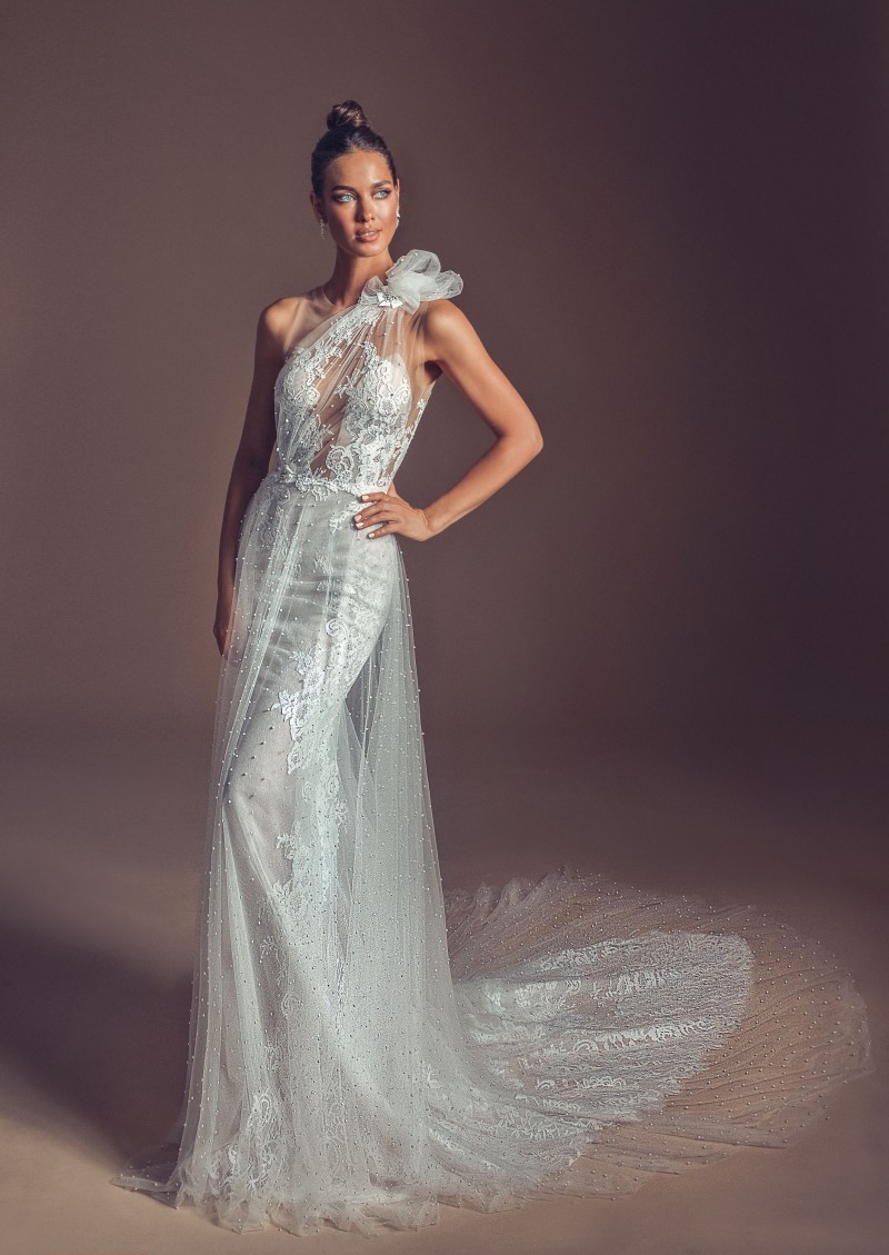 elihav sasson wedding dresses sexy sheer jewel neck lace appliqued beads boho country bohemian wedding dress bridal gown robe de marie