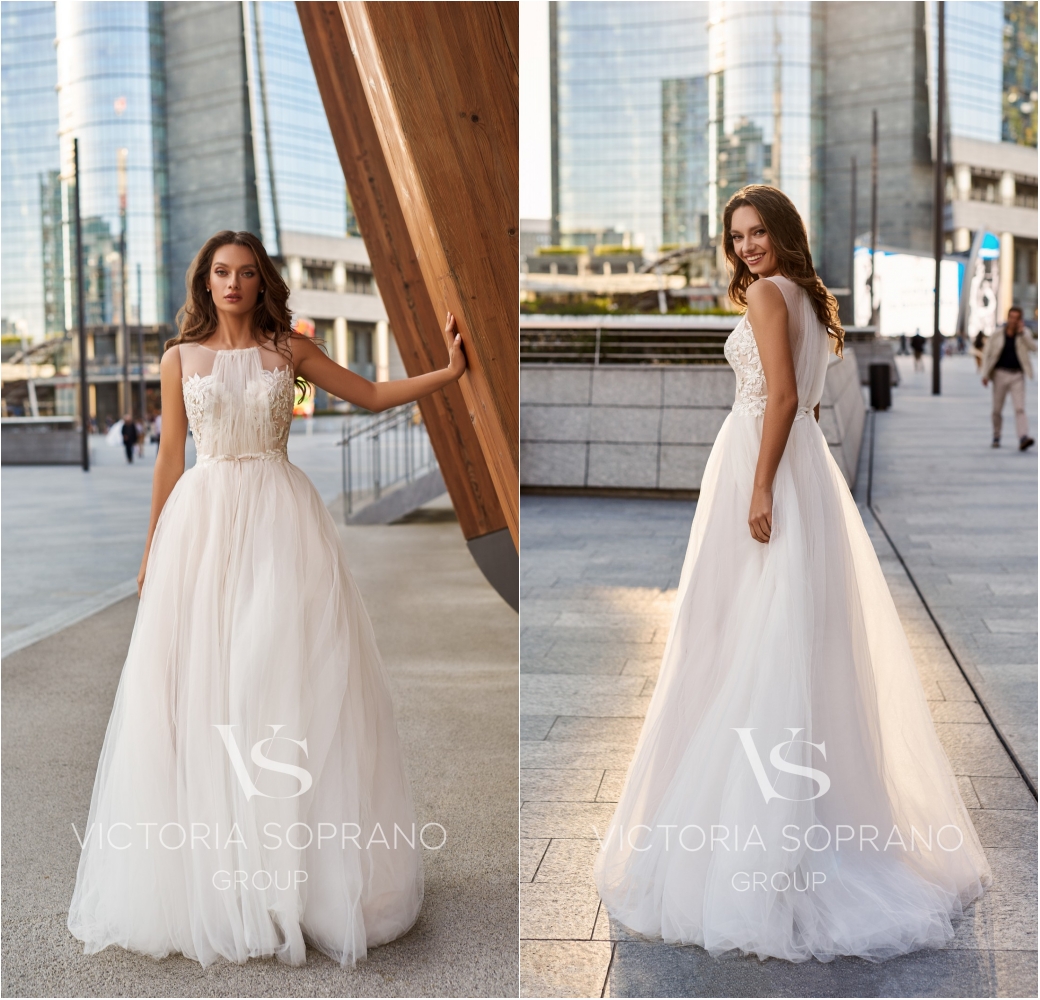2020 New Beach Wedding Dresses Lace Applique A Line Jewel Neck Boho Wedding Dress Sweep Train Bridal Gowns Robes De Mariée