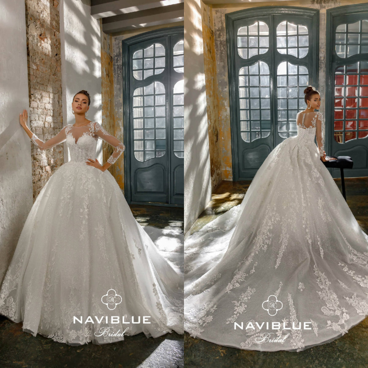 Naviblue Ball Gown Wedding Dresses Jewel Neck Sequins Appliqued Modest Long Sleeve Bridal Gowns Custom Made Plus Size Robes De Mariée, Purple
Naviblue Ball Gown Wedding Dresses Jewel Neck Sequins Appliqued Modest Long Sleeve Bridal Gowns Custom Made Plus Size Robes De Mariée, Purple