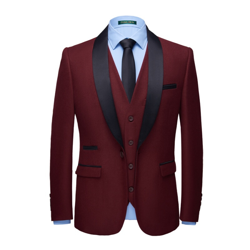 Custom-made One Button Groomsmen Shawl Lapel Groom Tuxedos Men Suits Wedding/Prom/Dinner Best Man Blazer(Jacket+Pants+Tie+Vest) A352, Same as image
Custom-made One Button Groomsmen Shawl Lapel Groom Tuxedos Men Suits Wedding/Prom/Dinner Best Man Blazer(Jacket+Pants+Tie+Vest) A352, Same as image