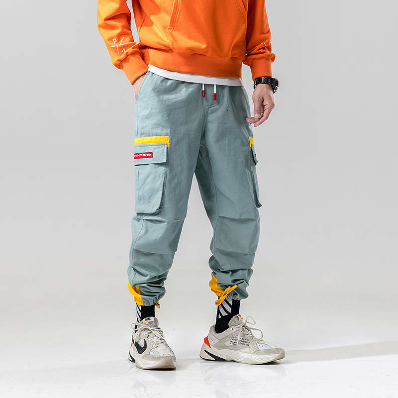 SingleRoad Hip Hop Harem Cargo Pants Men 2019 Side Pockets Trousers Joggers Streetwear Male Fashion Casual Sweatpants Jogger Men LY191203