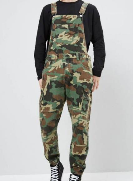 Denim Overalls Fashion Slim Printed Jumpsuits Casual Contrast Color Long Pants Men Clothing Men Designer Camouflage, Green
Denim Overalls Fashion Slim Printed Jumpsuits Casual Contrast Color Long Pants Men Clothing Men Designer Camouflage, Green