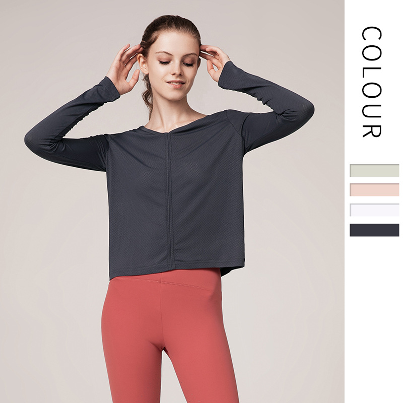 Beautiful Back Yoga Clothes Tops Long Sleeve Sports Quick-Drying Ladies Fitness Clothes Slim, Green
Beautiful Back Yoga Clothes Tops Long Sleeve Sports Quick-Drying Ladies Fitness Clothes Slim, Green