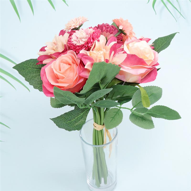 Simulation Roses Fake Flowers Rosa Champagne Bouquet Table Centerpiece Wedding Party Decorations Birthday Valentine'S Day Gift, Beige
Simulation Roses Fake Flowers Rosa Champagne Bouquet Table Centerpiece Wedding Party Decorations Birthday Valentine'S Day Gift, Beige