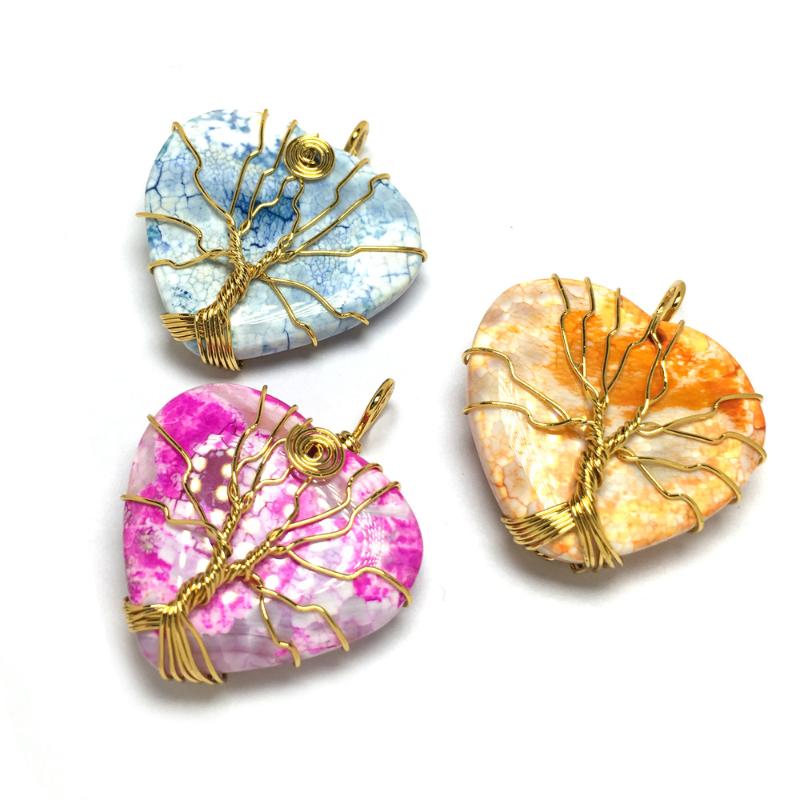 2020 Natural Stone Pendant heart shape Agated with Silver Thread Charms Pendant Making for Jewelry Necklace Accessories
2020 Natural Stone Pendant heart shape Agated with Silver Thread Charms Pendant Making for Jewelry Necklace Accessories
