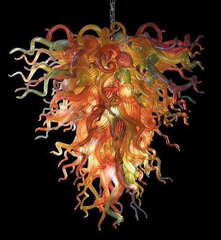 Creative 100% Hand Blown Glass Chandelier Lighting Colors Living Room Crystal Chandeliers LED Light Source Chandelier Light Fixtures
Creative 100% Hand Blown Glass Chandelier Lighting Colors Living Room Crystal Chandeliers LED Light Source Chandelier Light Fixtures