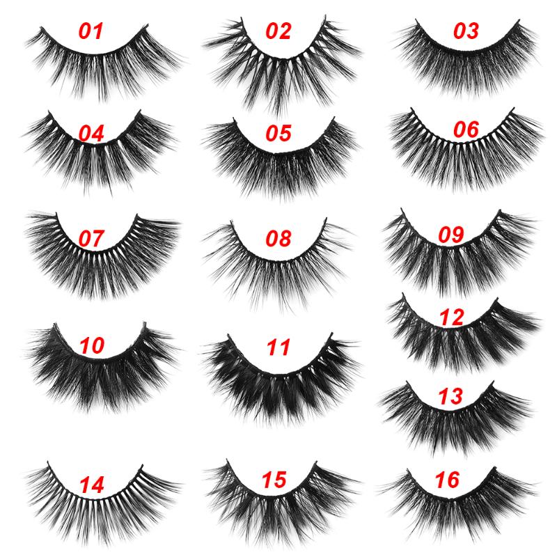 1 Pair Faux Mink Hair Handmade 16 Styles 3D False Eyelashes Wispy Longlasting Natural Thick Lashes Extension Tools
1 Pair Faux Mink Hair Handmade 16 Styles 3D False Eyelashes Wispy Longlasting Natural Thick Lashes Extension Tools