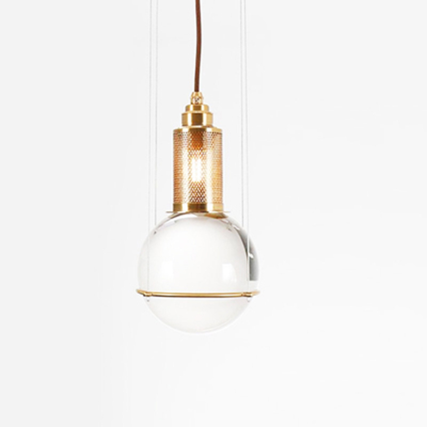 Nordic LED Crystal Ball Pendant Lights Lighting Postmodern Cafe Bar Living Room Lamp Restaurant Bedroom Decoration Light Fixture