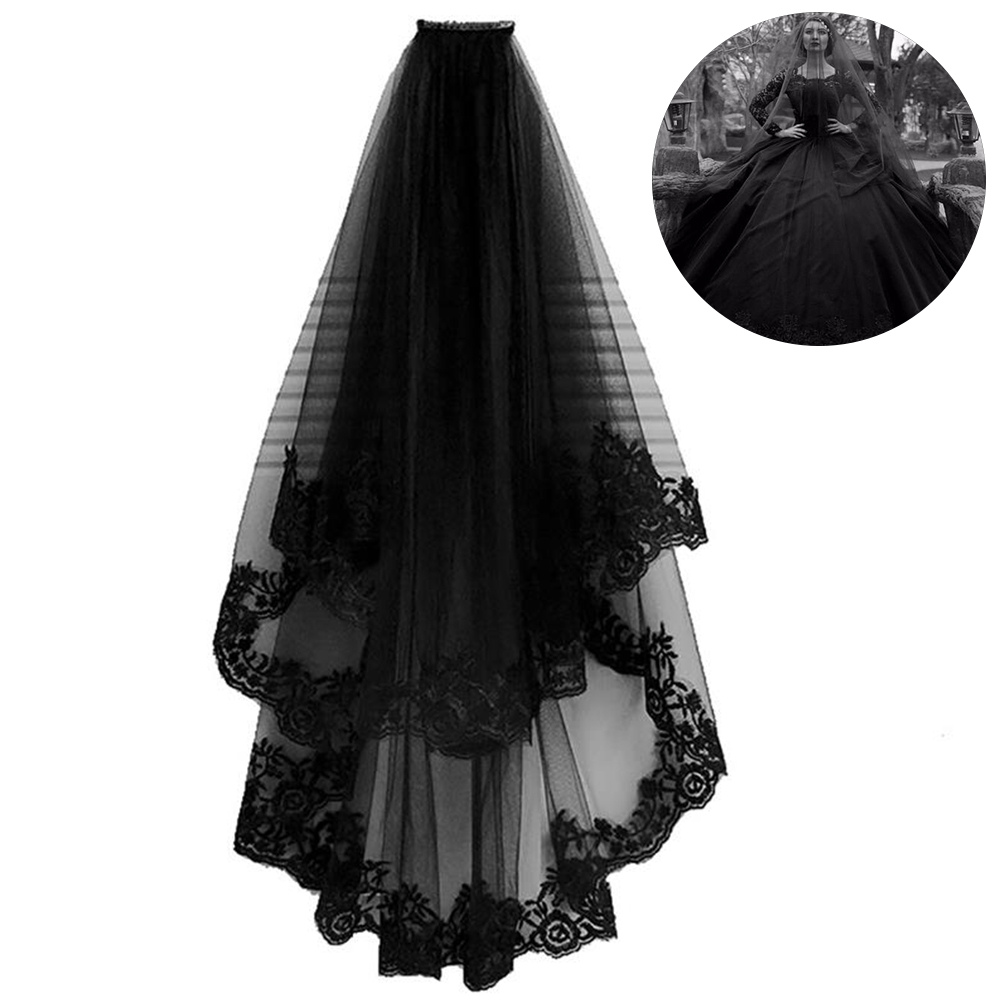 Halloween Wedding Veils With Comb Lace Tulle Short Bridal Veil Accessories for Wedding Halloween Party Mask
Halloween Wedding Veils With Comb Lace Tulle Short Bridal Veil Accessories for Wedding Halloween Party Mask