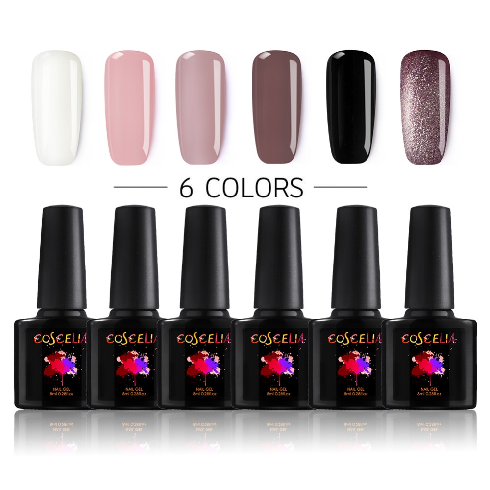6pcs/Kit 8ml Nail Gel Polish Kit for Manicure UV Gel Polish UV LED Professional All for Varnish DIY Nail Art, Kit 02
6pcs/Kit 8ml Nail Gel Polish Kit for Manicure UV Gel Polish UV LED Professional All for Varnish DIY Nail Art, Kit 02