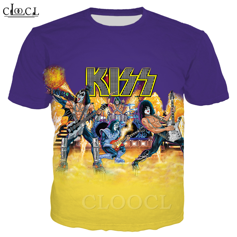 Heavy Metal Rock KISS Band T-shirt Women Men 3D Print New Style KISS Band fashion Couples Short Sleeve Tops, T shirt 4
Heavy Metal Rock KISS Band T-shirt Women Men 3D Print New Style KISS Band fashion Couples Short Sleeve Tops, T shirt 4