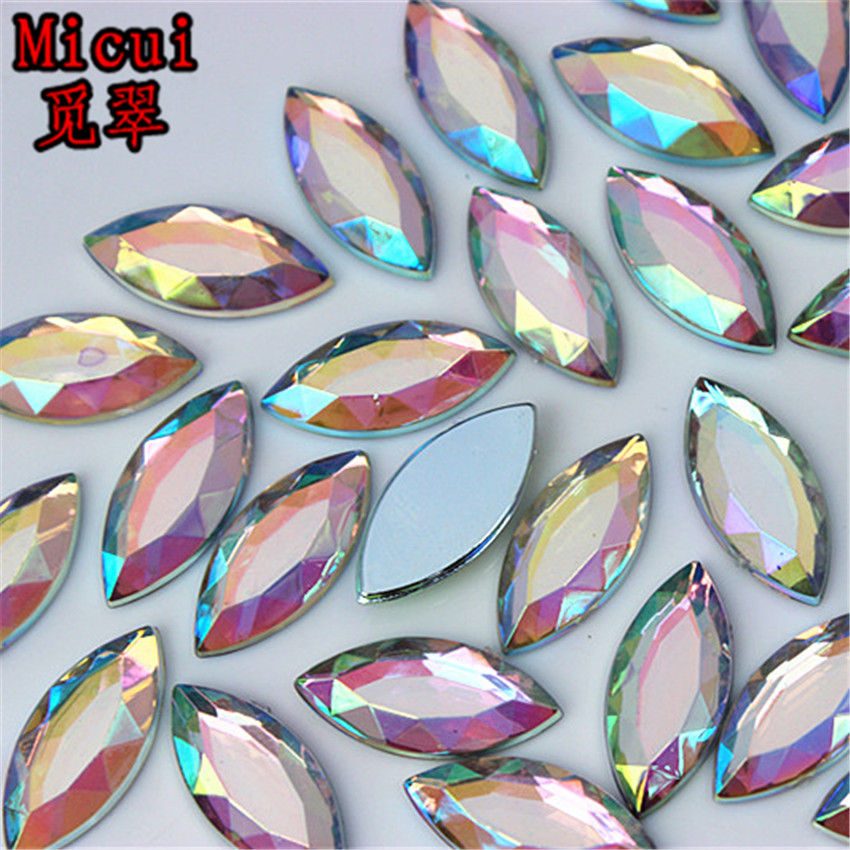 Micui 100PCS 5*10/7*15/9*20/12*25mm Horse eye Acrylic Rhinestones Crystal Appliques Flat Back Crystal Stones Crafts Decorations ZZ719, Black
Micui 100PCS 5*10/7*15/9*20/12*25mm Horse eye Acrylic Rhinestones Crystal Appliques Flat Back Crystal Stones Crafts Decorations ZZ719, Black