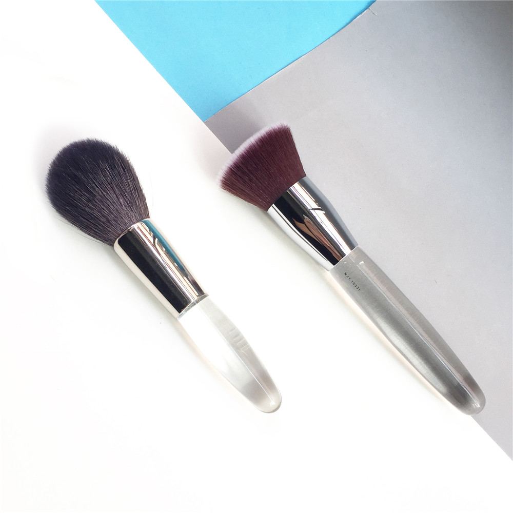 

TME-SERIES BRUSH 37 BRONZER / 76 Perfect Foundation - Quality Acrylic Handle Powder Blush & Foundation - Makeup Blender Tools