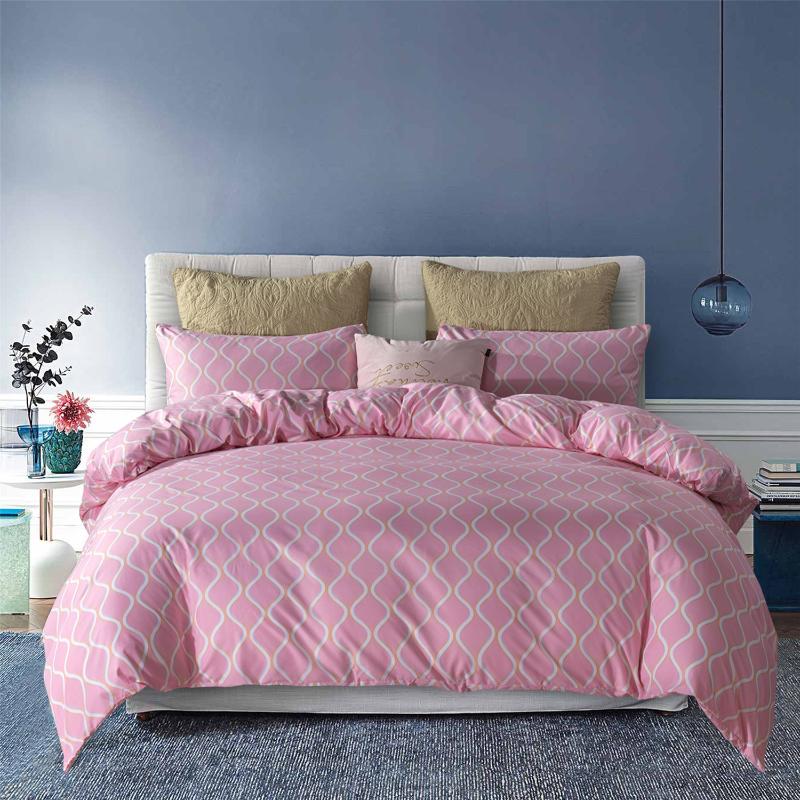 Bedding Sets That Chinese Girl Recommends Classical Geometry Nordic Design 2/3PCS SET With Duvet Cover Pillowcase