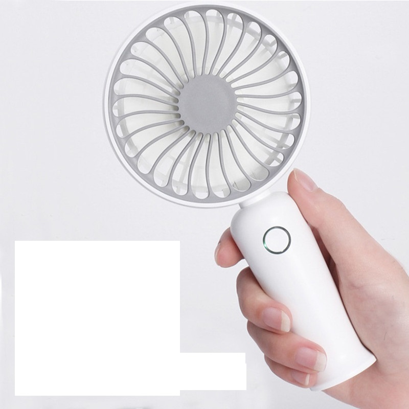 Handheld Fan Portable Mini Hand Held Fan with USB Rechargeable 3 Speed Personal Desk for Home Office Travel in Box