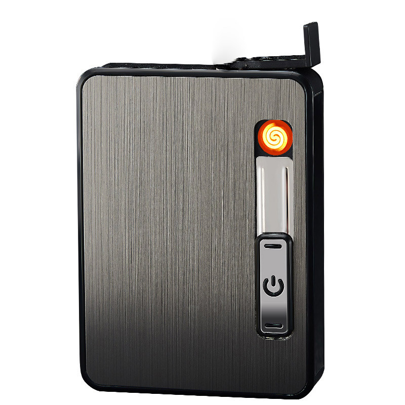Creative Cigarette Case With USB Charging Lighter Windproof Automatic Pop-up Cigarette Electronic Lighter Portable Smoking Accessories
Creative Cigarette Case With USB Charging Lighter Windproof Automatic Pop-up Cigarette Electronic Lighter Portable Smoking Accessories