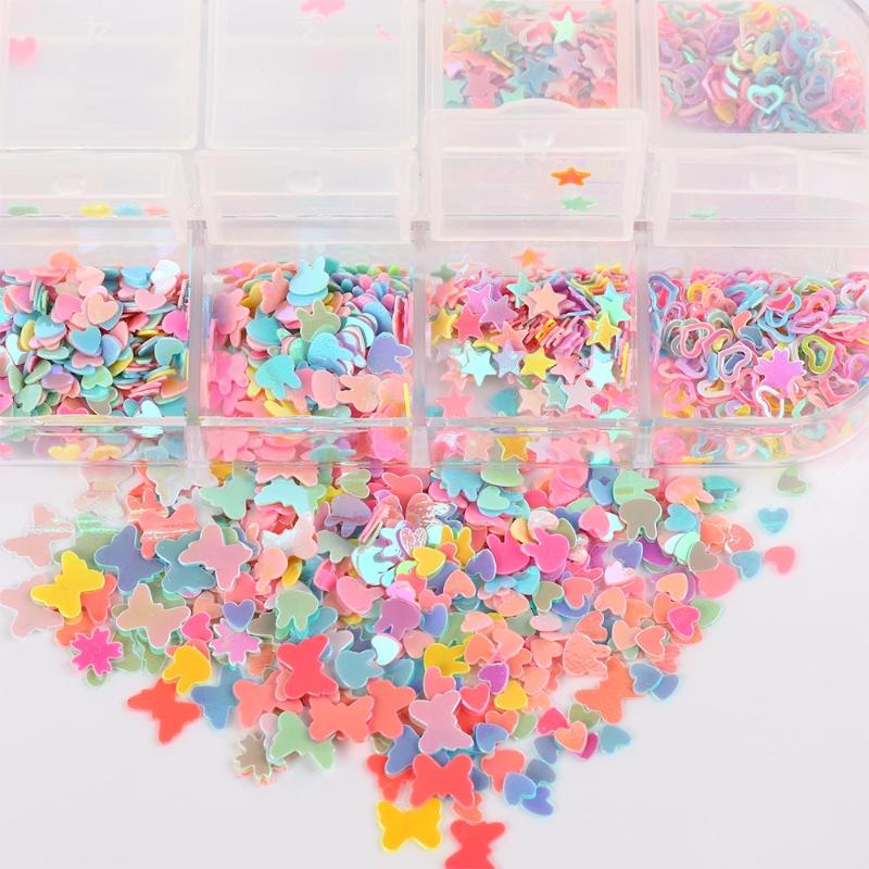 species Candy Colors Butterfly Nail Art Plastic Paillette Nail Decor DIY Manicure Decorations Sequins Glitter
species Candy Colors Butterfly Nail Art Plastic Paillette Nail Decor DIY Manicure Decorations Sequins Glitter